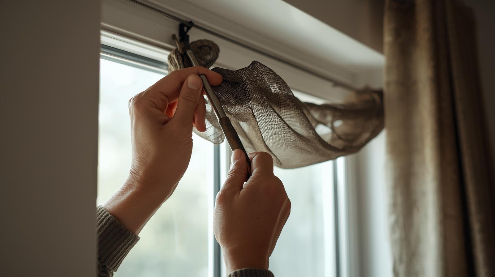 Instal·lació de mosquiteres fixes